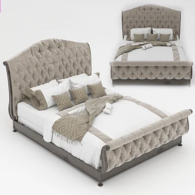 Bedroom Rhapsody Queen Tufted Bed