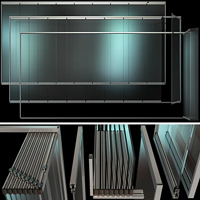 Раздвижная стеклянная Перегородка / Glass Sliding Partition Wall