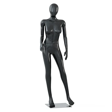 Female black mannequin in a standing pose 57
