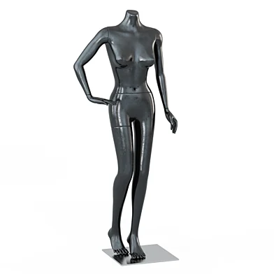 Female black mannequin in a standing pose 62