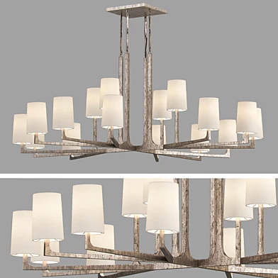 RESTORATION HARDWARE WRIGHT ROUND CHANDELIER 60"