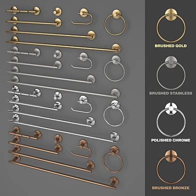 Delaney 900 Series Bathroom Accesories Kit