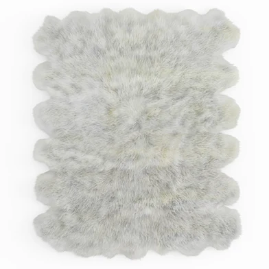 Shaggy Sheepskin Rug Ivory Color