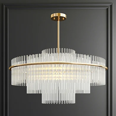 Forte Glass Chandelier