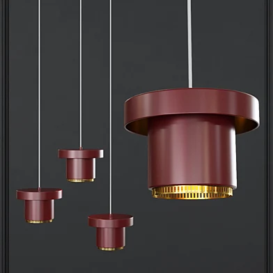 Artek Alvar Aalto Lamp A201 Red