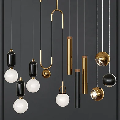 Pendant lights set 011
