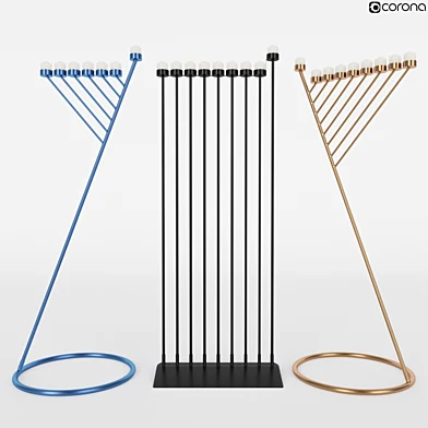 Set candleholders Menorah / OITO