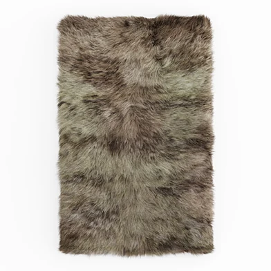 Shaggy Fur Camel Rug