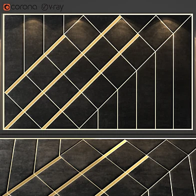 Wall Panel-Black No.01