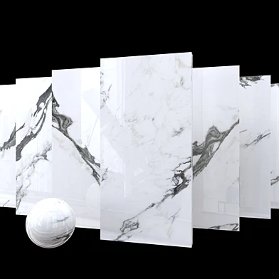 Marble Set Panda White Set 2