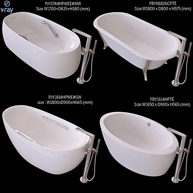 TOTO BATHTUB: JY1744HPWEE#MW ,FBYN1826CPTE,PJY1814HPWE#GW,FBY1614HPTE, TOTO FAUCET :DM359CF