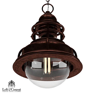 Светильник Old Copper Bubble Pendant "Loft concept"