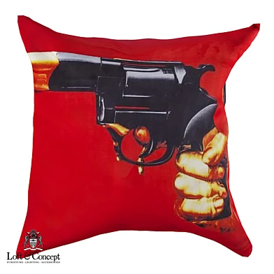 Подушка Seletti Cushion Revolver Toiletpaper "Loft concept"