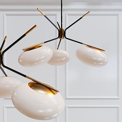 Champignon 3-Light Chandelier