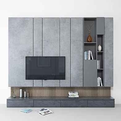 Tv wall set_ 11