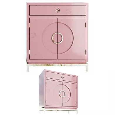 Тумба Disk Pink