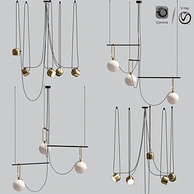 Aim And Ceiling Light Pendant Gold