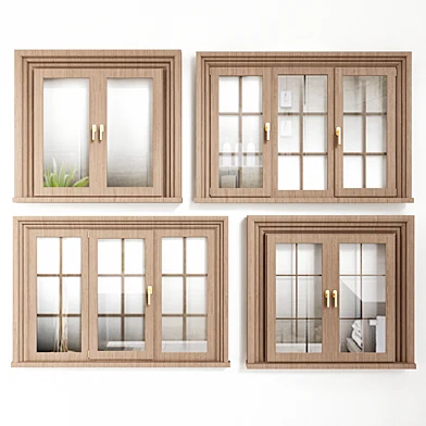Wooden Window №26