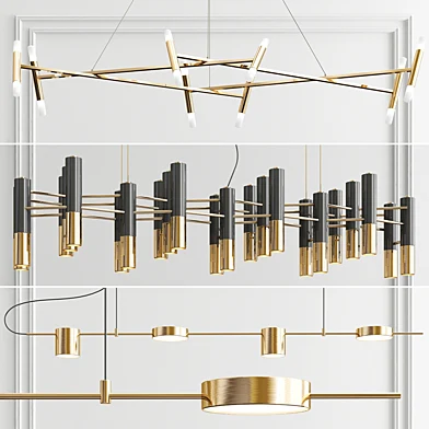Counterpoint Diamant Ike Chandelier - 3 type