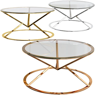 Allure Corseted Round Coffee Table