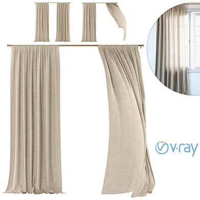 Curtains 111 | Linen | Wind