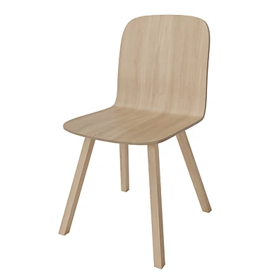 Palm veneer dining chair