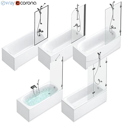Шторки для ванн и ванны Villeroy & Boch