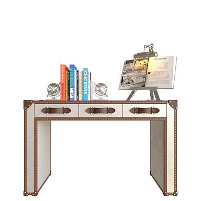 Mayfair Steamer Trunk 3-Drawer Desk