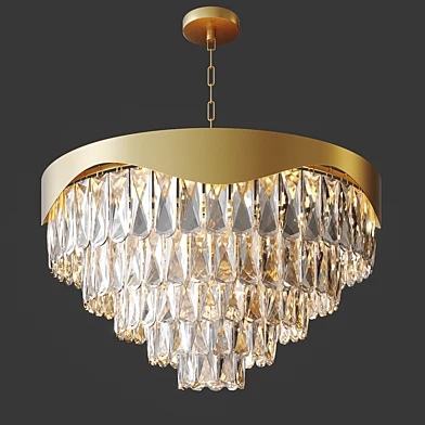 Люстра Veneto Luce 8668A/12A BRS CP+CL