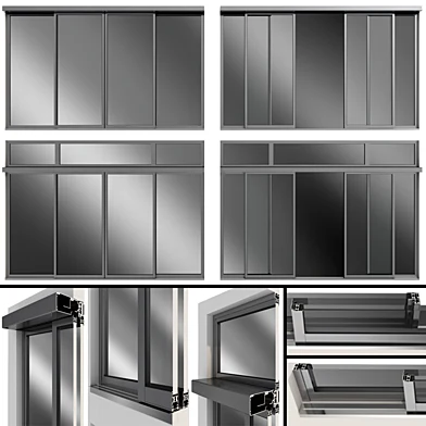 Раздвижные металлические автоматические двери /  Sliding Metal Automatic Doors