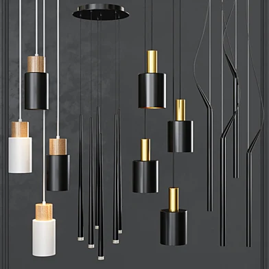 Pendant lights set 029