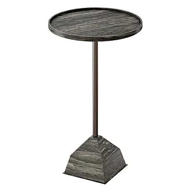 Круглый Журнальный столик Prost Medium Marble Drink Table (Crate and Barrel)