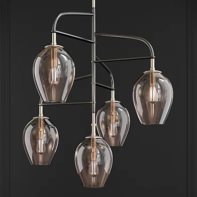 Odyssey 35 Inch 5 Light Chandelier by Troy Lighting