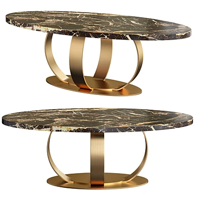 DOM Edizioni ANDREW OVAL DINING TABLE