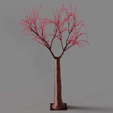 OSAKA red artificial cherry tree