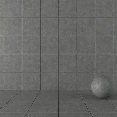 Concrete Wall Tiles Nord Dark Grey