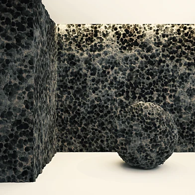 Black Volcanic Rock 03