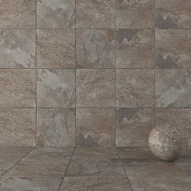 Stone Wall Tiles Rajasthan Black Set 3