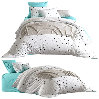 Triangle Print Bedding SetFor Women-romwe