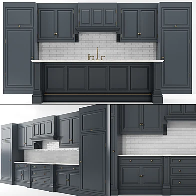 Tom Howley Dark Grey Kitchen