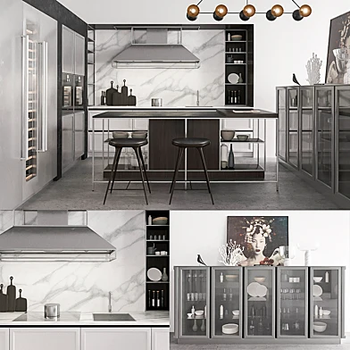 Snaidero Frame Kitchen composition 3