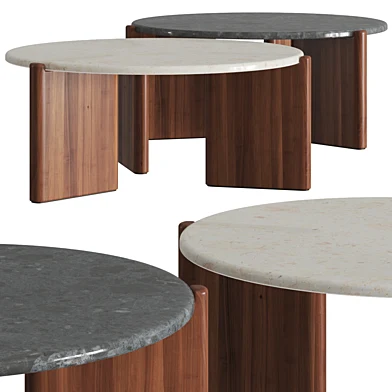 CB2 Santoro Quartz Coffee Tables