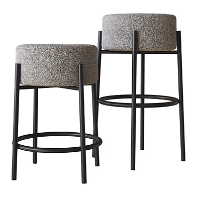 PEG UPHOLSTERED BAR STOOLS CB2