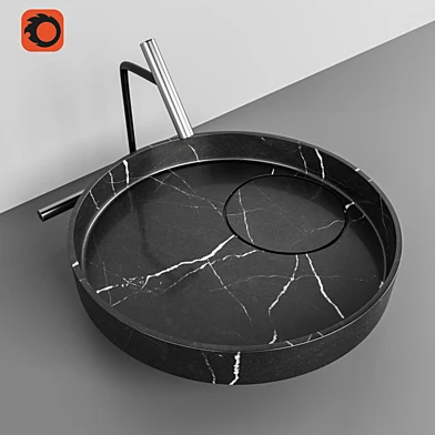 FALPER ECCENTRICO Marble washbasin