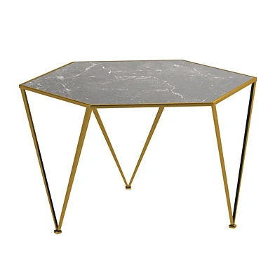 Приставной столик Hexagon Marble Countertop