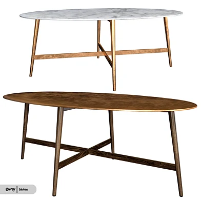 Foundstone emma oval coffee table