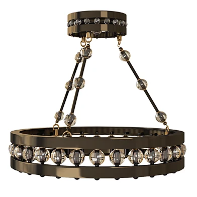 Large Art Deco Style Crown Chandelier