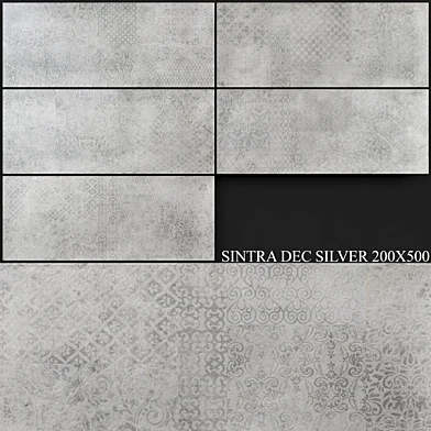 Keros Sintra Decorado Silver 200x500