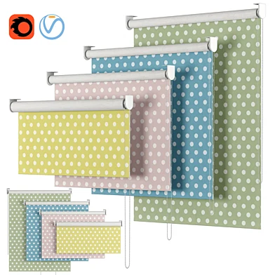 Roller Blind 31 | Button Spot