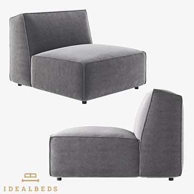 Om Como Modular Armless Chair